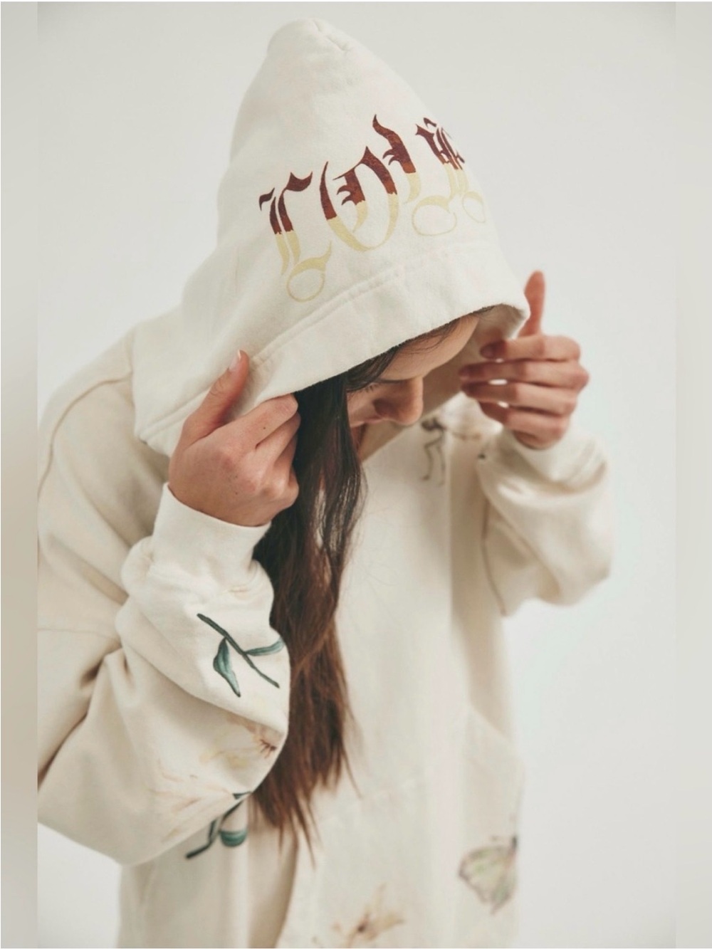 NWT Free People We The Free X Juliet Johnstone Hoodie Size-Medium - Picture 8 of 16